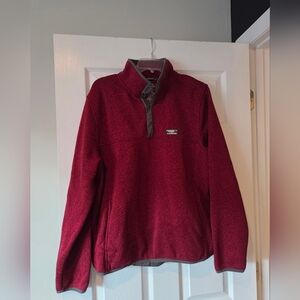 LL Bean Men's‎ Pullover Red Sweater